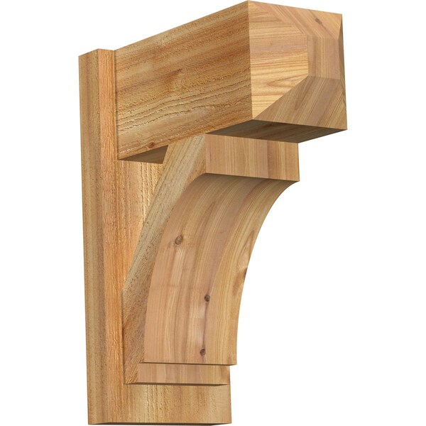 Ekena Millwork Imperial Craftsman Rough Sawn Outlooker, Western Red Cedar, 8"W x 16"D x 20"H OUT08X16X20IMP04RWR - main